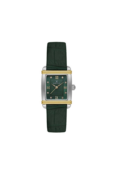Daniel Klein Premium Green Leather Watch for Women DK.1.14116-4