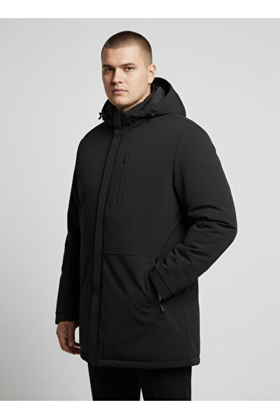 DYNAMO Men's Hooded Rain and Windproof Coat