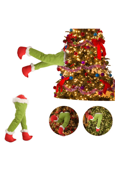 OferteTop Decorațiune De Sărbători cu Picioare De Spiriduș Pentru Brad Și Casă