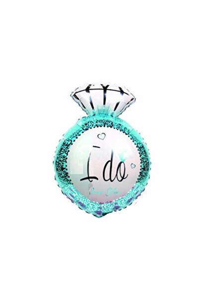 OEM I Do diamond turquoise foil balloon 47x73 cm