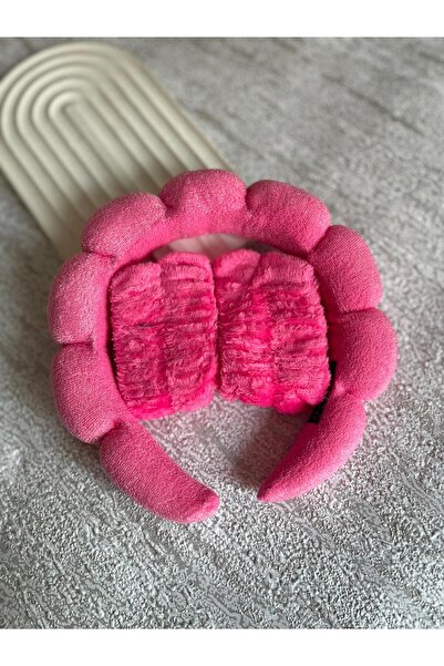 EMKSHOP عصابة رأس مرنة وناعمة ومريحة وممتصة للماء، سوار معصم لغسل الوجه والسبا والعناية بالبشرة