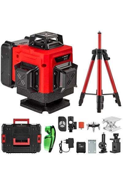 Campion Nivelă laser profesională CMP 1727 cu 16 linii și trepied, 25 m, ecran LCD superior