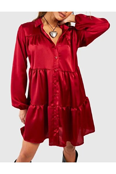 BOOHOO Short dress, Red