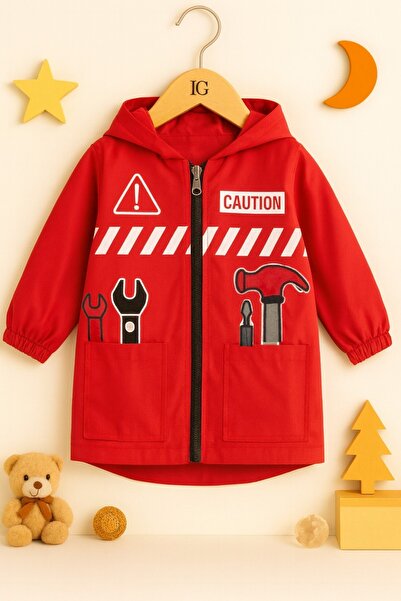 DeKuBaby New Season Repair Kit Patterned Water Repellent Cold and Windproof Children's Coat Raincoat