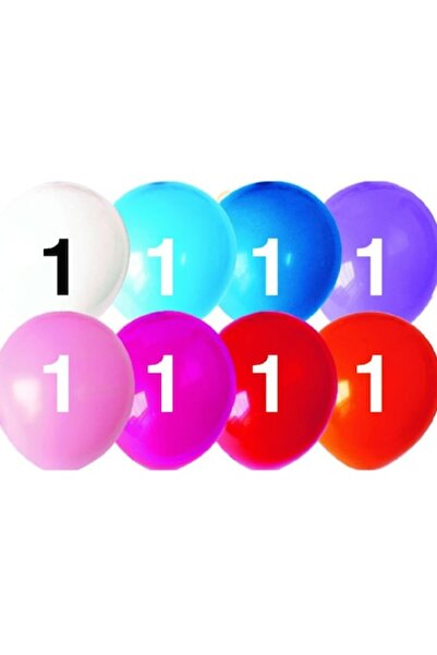 OEM Set baloane multicolori cu cifra 1 - 5 buc, 30 cm