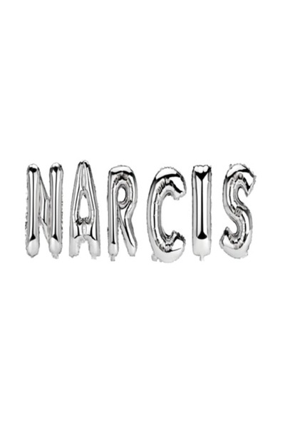 OEM Balloon Set "Narcis", Silver, 40 cm