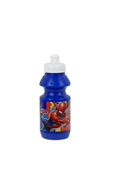 OEM Sticlă de apă albastră cu capac rabatabil Spiderman, 380 ml