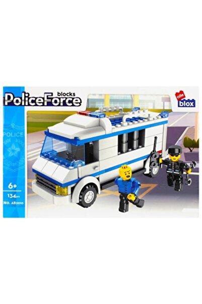 Other Set de construcții ALLEBLOX Poliție, 134 de piese, 6+, vehicul cu piese...