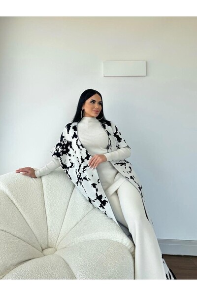 GİYSİ DÜNYASI 57 Triko Kumaş Hirka Boddy Pantalon 3 Li̇ Takim