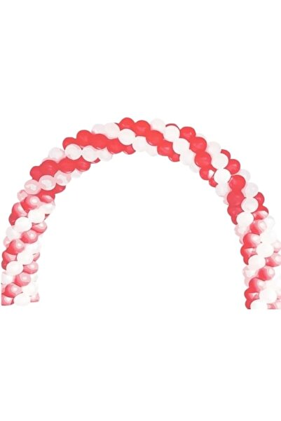 OEM Balloon arrangement kit with arch support, red/white, 180 pcs