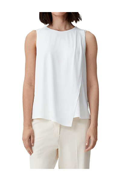 comma Tank Top, White