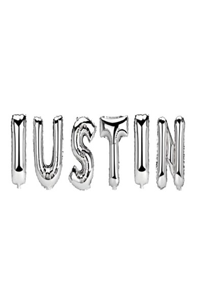 OEM Set baloane „Iustin”, argintii, 40 cm