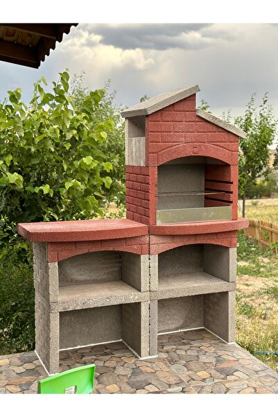 Büzsan Barbekü HAZIR BETON BARBEKÜ MANGALLIK 70 LİK MASALI