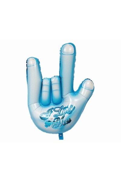 OEM Blue foil finger balloon 105×97 cm