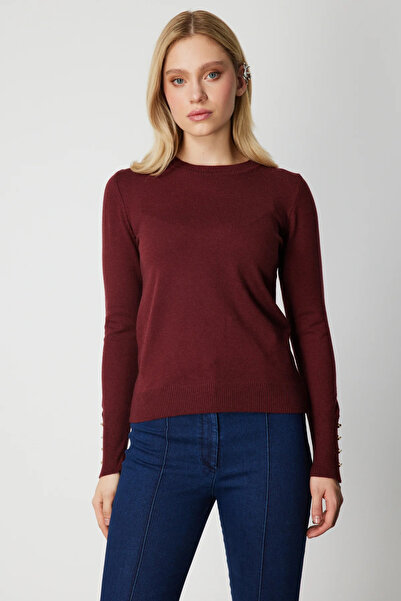 On Fashion On Crew Neck Basic Knit Sweater -63500