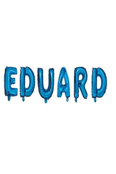 OEM Balloon set with name Eduard, Blue, 40 cm