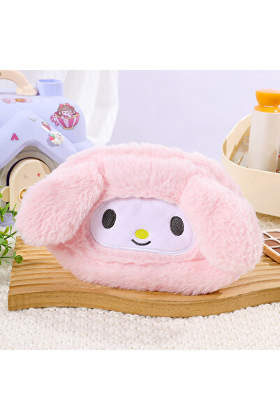 synshop My Melody Melody Pen Holder Pencil Case Plush Large Size Luxury Bag Carm Ornament School Stationery Gift