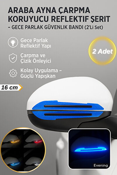 Hane Dostu 1 Çift 2 Adet 16,5 cm Desenli Araba Yan Ayna Yağmur Koruyucu Siper