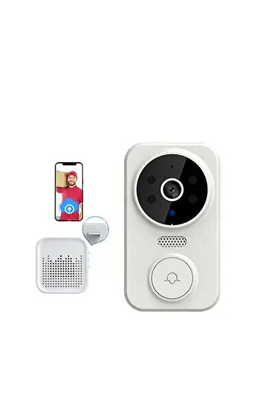 DoorBell Inteligent cu cameră, WiFi, audio bidirecțional, detectare mișcare, vedere nocturnă