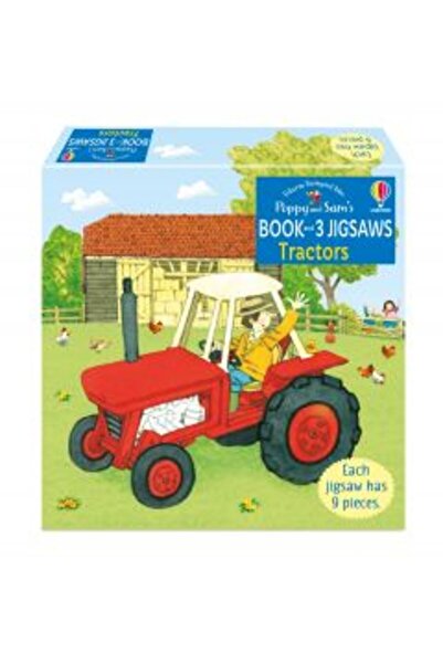 Usborne Poppy and Sam's Book and 3 Jigsaws: Tractors