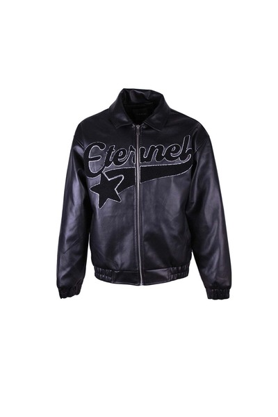 trender Black Men's Leather Jacket 963