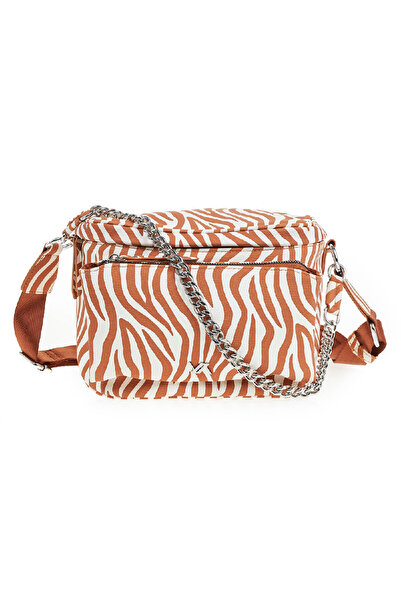 VERDE Bag, Brown/White