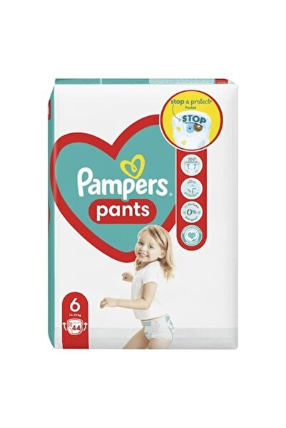 Pampers Pants Size 6 (15+ kg) Jumbo Pack — 44 pcs, Stop & Protect