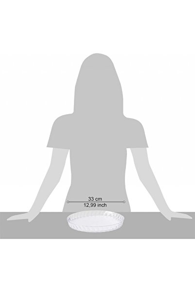 Omada Kitchen platters -- DIAMOND Platter Tray ø 36 X h 3.5 cm - transparent