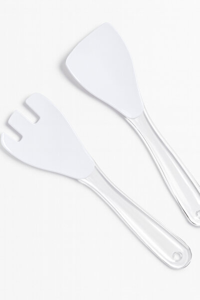 Omada Cutlery and sets -- Set of 2 serving cutlery DIAMOND 21.5 cm - transparent