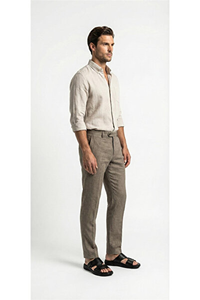 Ustalar Ayakkabı Çanta Black Men's Genuine Leather Slippers 713.2013