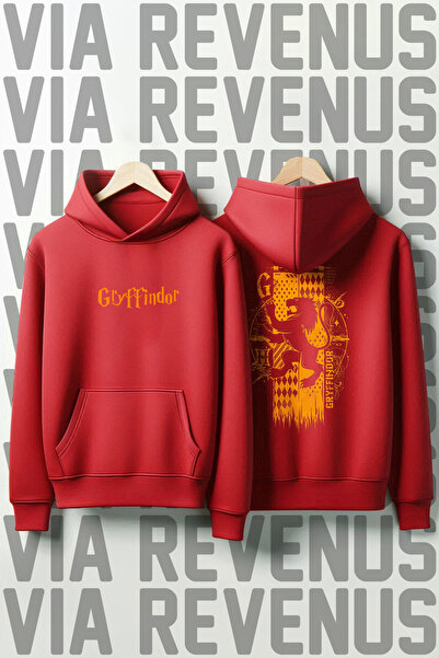 Vordevia Gryffindor Printed Cotton Premium Quality Anti-Pilling Hooded Sweatshirt