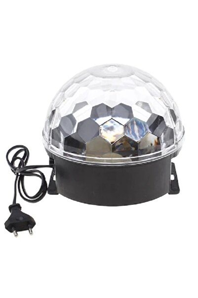 KlaussTech Glob disco, LED, Spectacol de lumini, Funcție de rotație, Pentru petreceri, 6 LED-uri RGB
