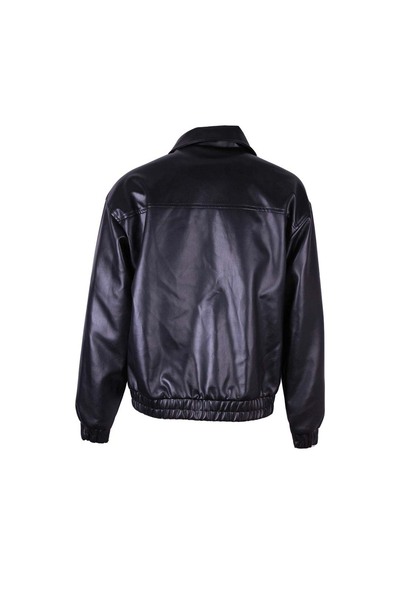 trender Black Men's Leather Jacket 963