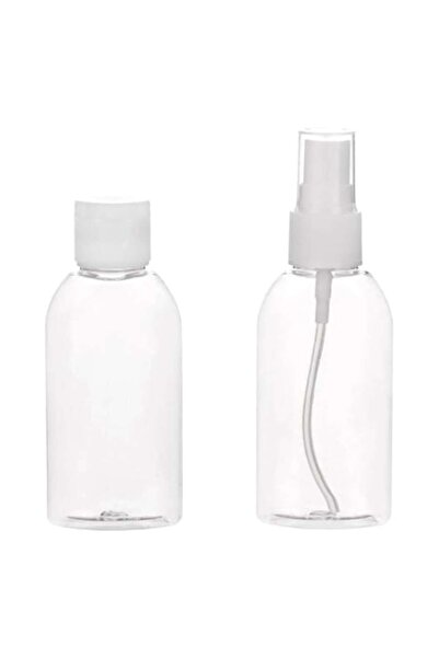 OEM Set of transparent travel bottles 60ml - 2 pcs