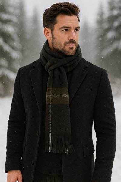 MEKİK BUTİK Men's Scarf - Kaşkol (Likely a Brand or Specific Style)