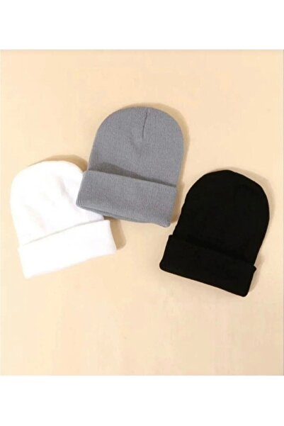 EMKA GİYİM ΣΕΤ ΜΠΕΡΕΣ ΒΑΣΙΚΟΥ ΤΥΠΟΥ PREMIUM 3 ΤΕΜΑΧΙΩΝ 100% ΑΚΡΥΛΙΚΟ