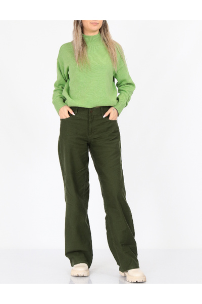 ONLY Pantaloni, Verde