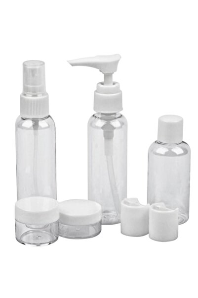 Jumbo Σετ 7 δοχείων ταξιδίου με τσάντα, αδιάβροχα, επαναχρησιμοποιήσιμα, 60 m...