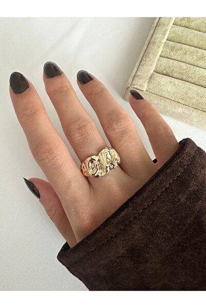 ringbox Gold Wrinkle Ring