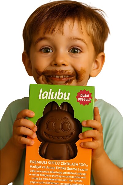 figiza Dolceluna Labubu Figürlü Lalubu Dubai Dolgulu Premium Çikolata 100 g –...