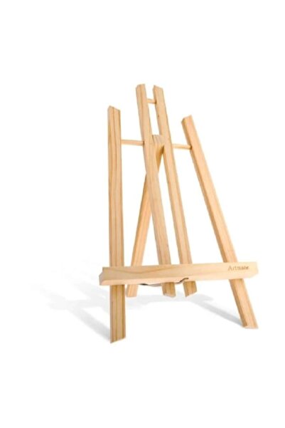 OEM Șevalet de masă din lemn pentru copii și adulți, 40 cm, crem