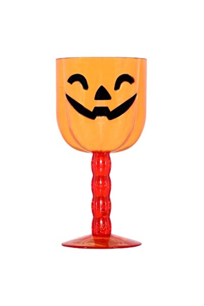 OEM Pahar Halloween, Dovleac, Plastic, 8x18 cm