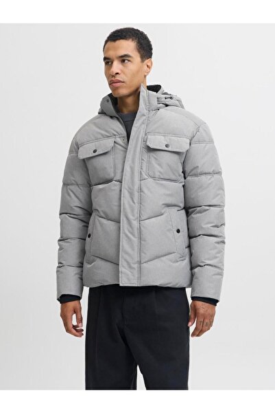 Jack & Jones JACK JONES Ön Cepli Kapüşonu Çıkabilir Erkek Mont 12279687