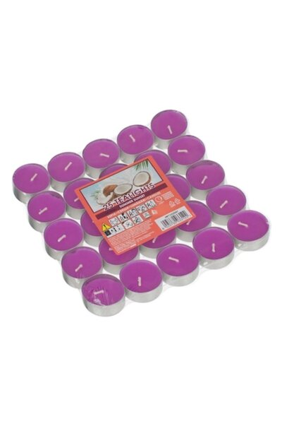 OEM Lumânări parfumate mov „Apus de soare de vară” Ø3.5x1.5cm - 25 buc