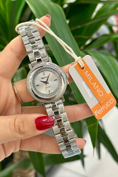 Ferrucci Çelik Kordon Su Geçirmez Garantili Kadın Kol Saati