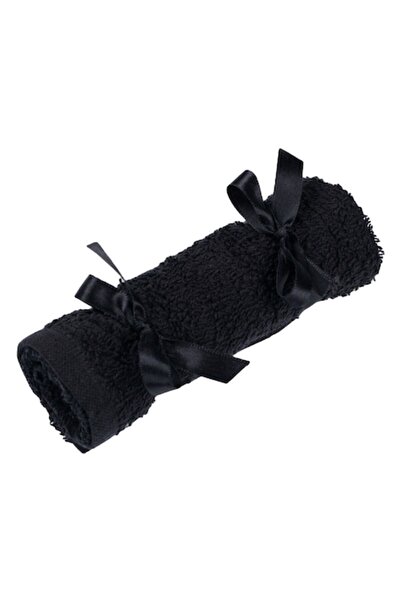 OEM Prosop negru din bumbac 30x30 cm