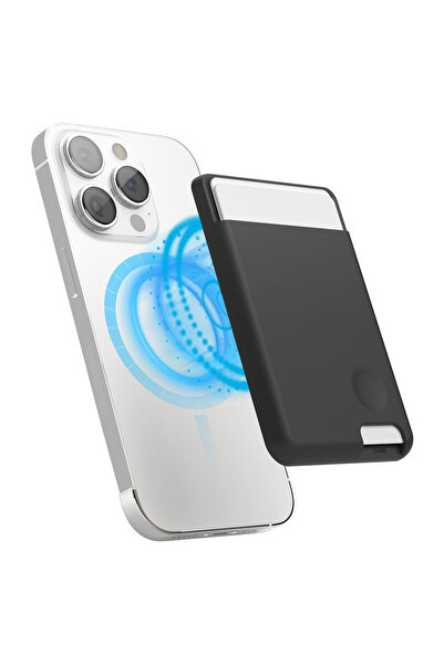 Elago iPhone Manyetik Kart Tutucu – MagSafe Uyumlu 2 Kart Kapasiteli İnce Tel...