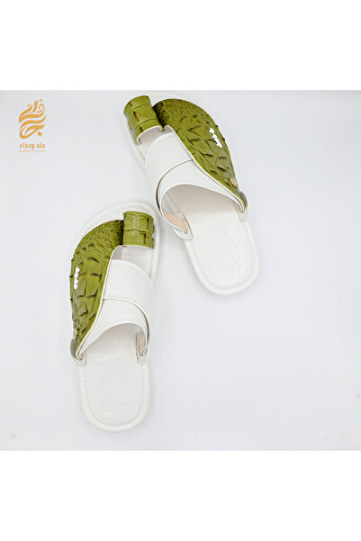 Leather & shoea crocodile leather oriental shoes