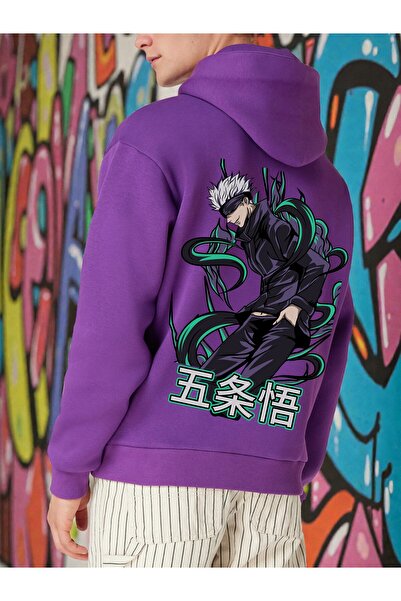 FG KONNİCHİWA Φούτερ Anime Kaisen Jujutsu με κουκούλα Ανδρικό Γυναικείο με κουκούλα Cosplay Gojo Satoru