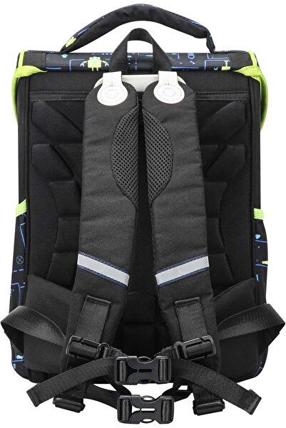 BOPAI Unisex Premium Lightweight School Backpack Water Resistant Polyester Daypack BO-SB163